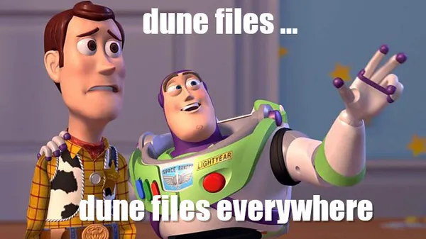 dune files everywhere